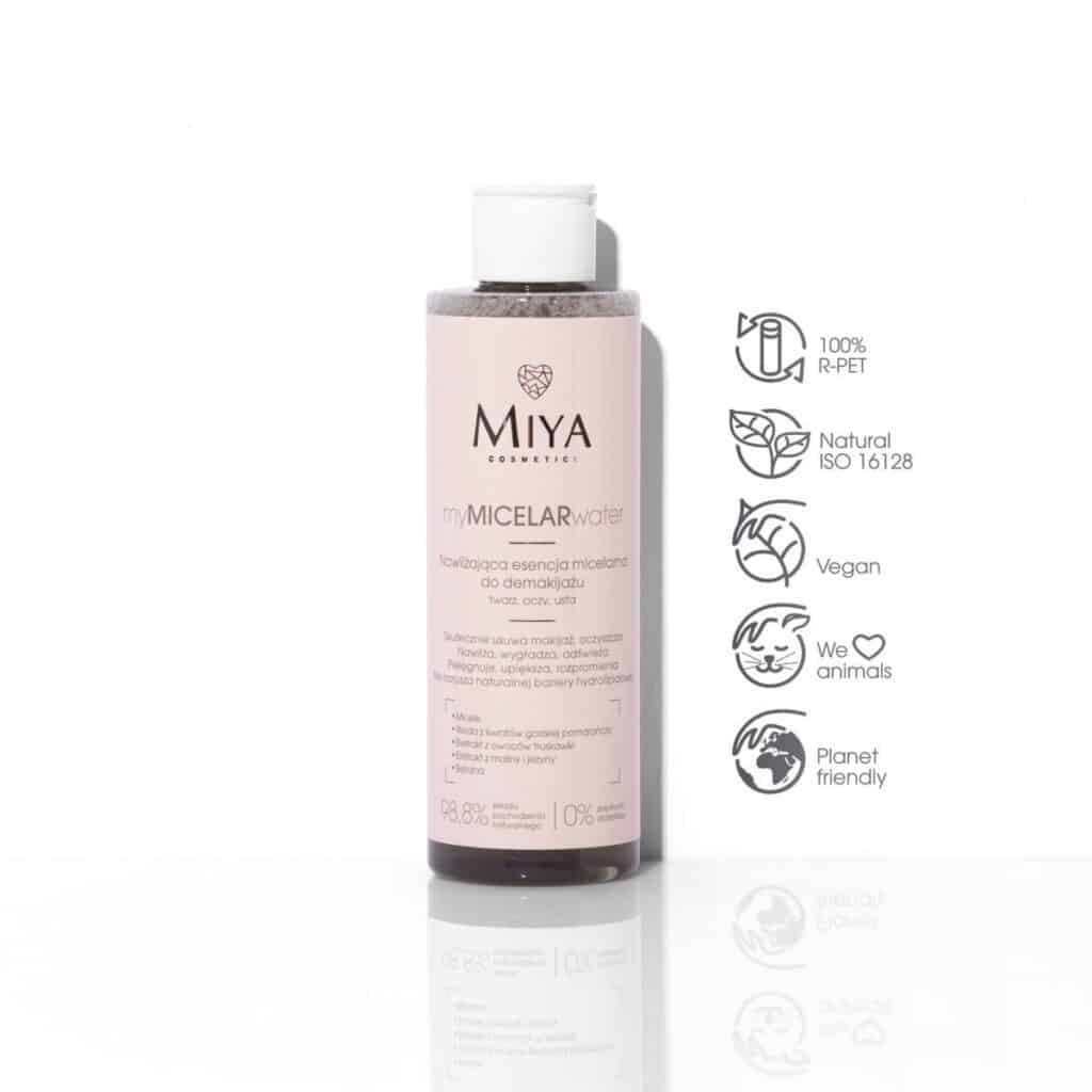Nowość: Miya Cosmetics - myMICELARwater - nawilżająca esencja micelarna do demakijażu 3