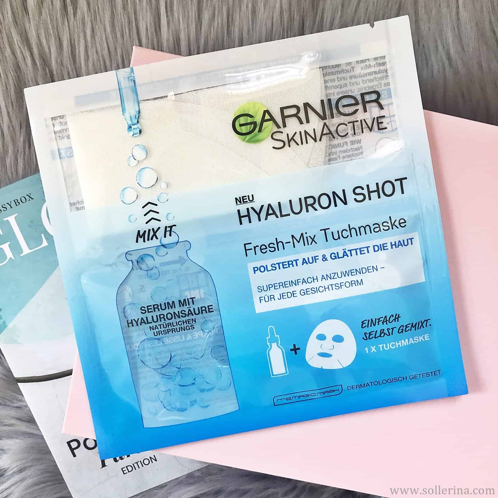 Garnier SkinActive – Hyaluron Shot Fresh-Mix Tuchmaske